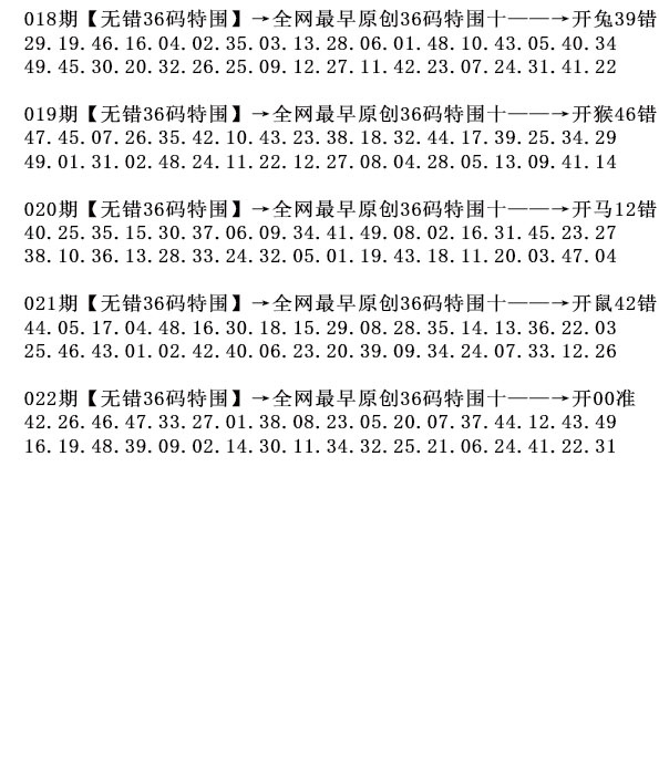 022期36码特围[图]