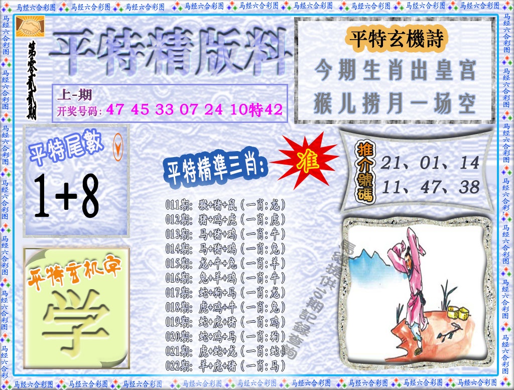 022期平特精版料[图]