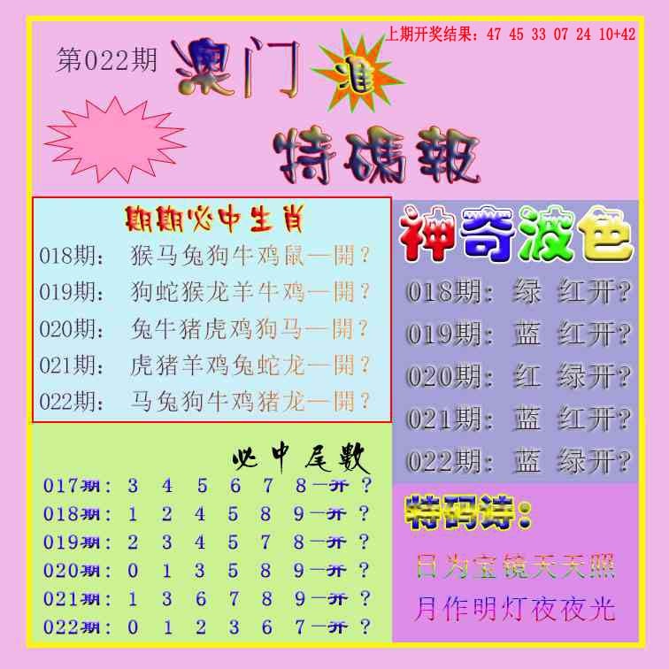 022期生财有道特码报[图]