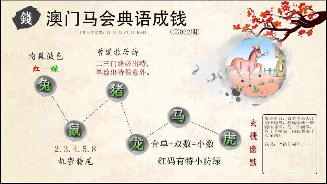 022期典语成钱[图]