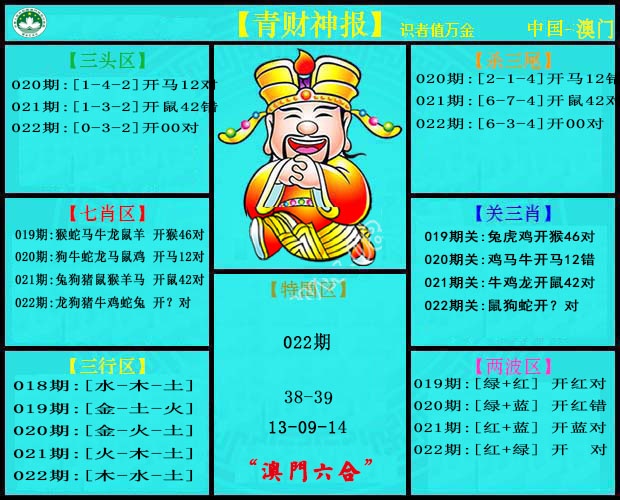 022期青财神[图]