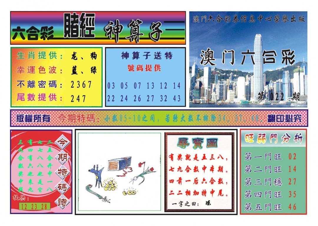 022期赌经神算[图]