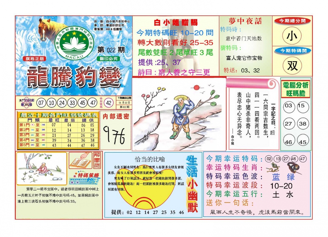 022期龙腾豹变[图]