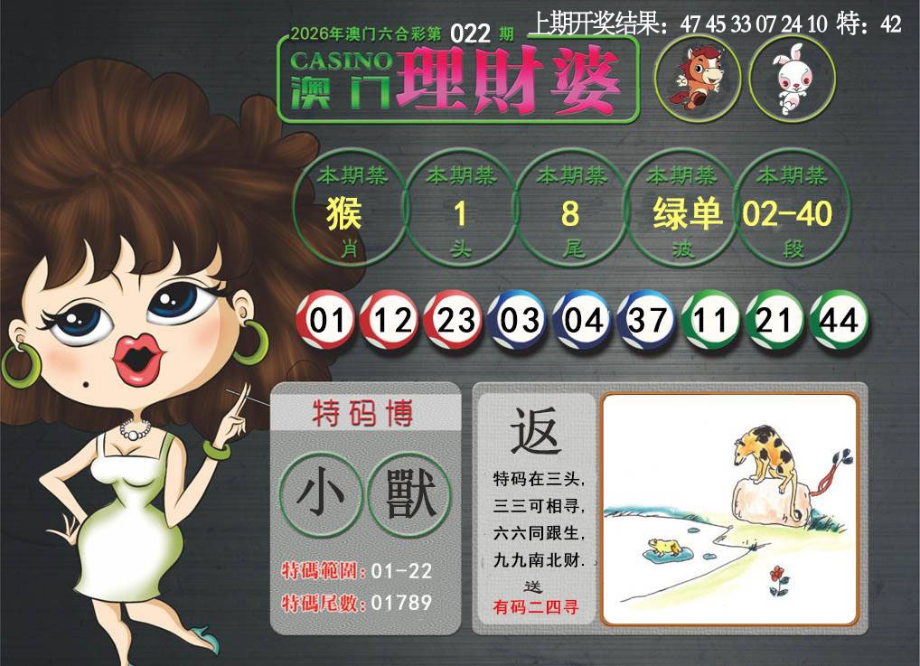 022期澳门理财婆[图]