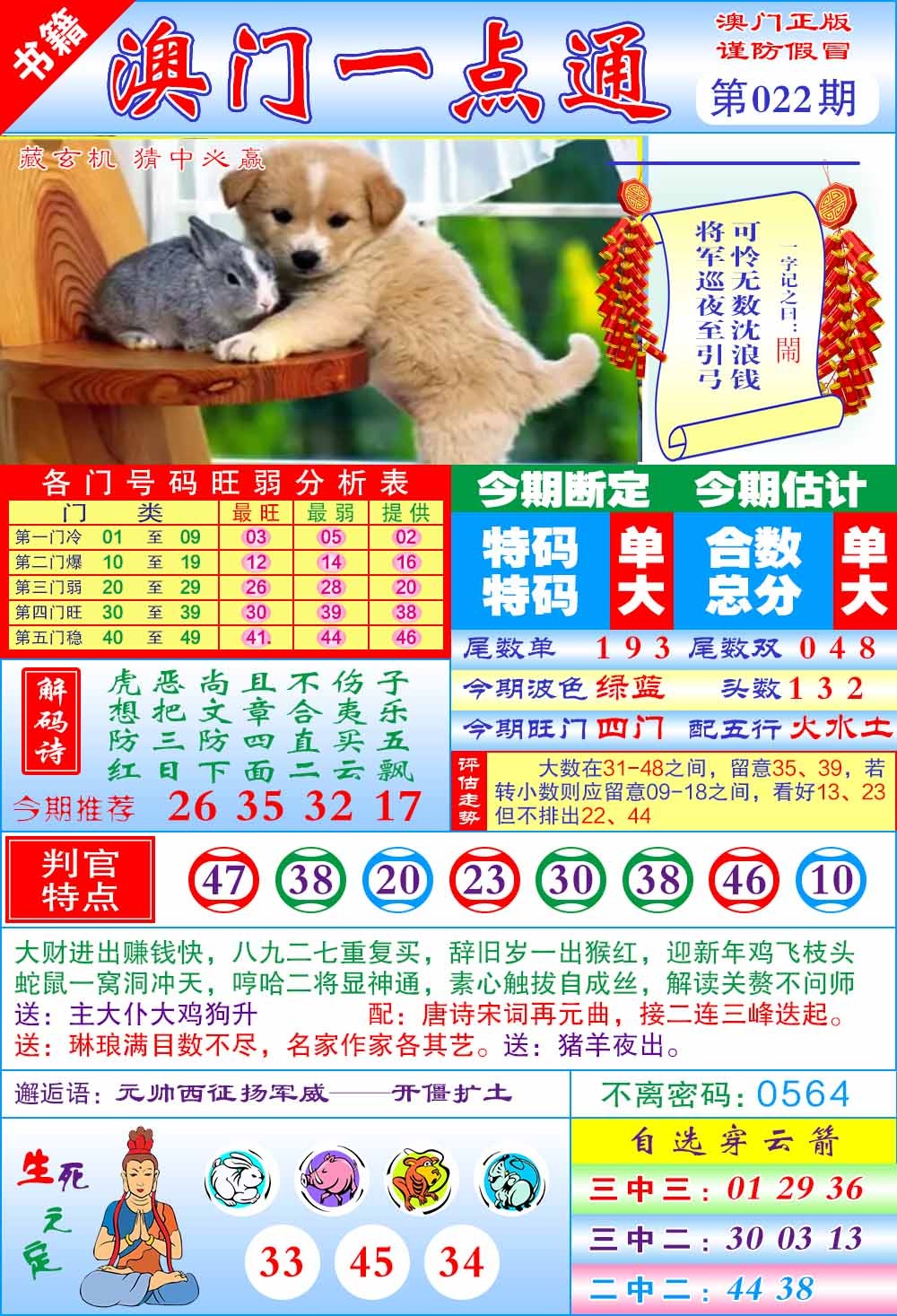 022期澳门一点通[图]