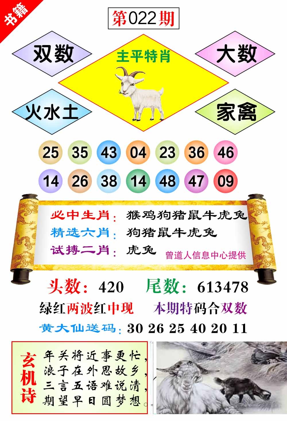 022期澳门济公十八码[图]