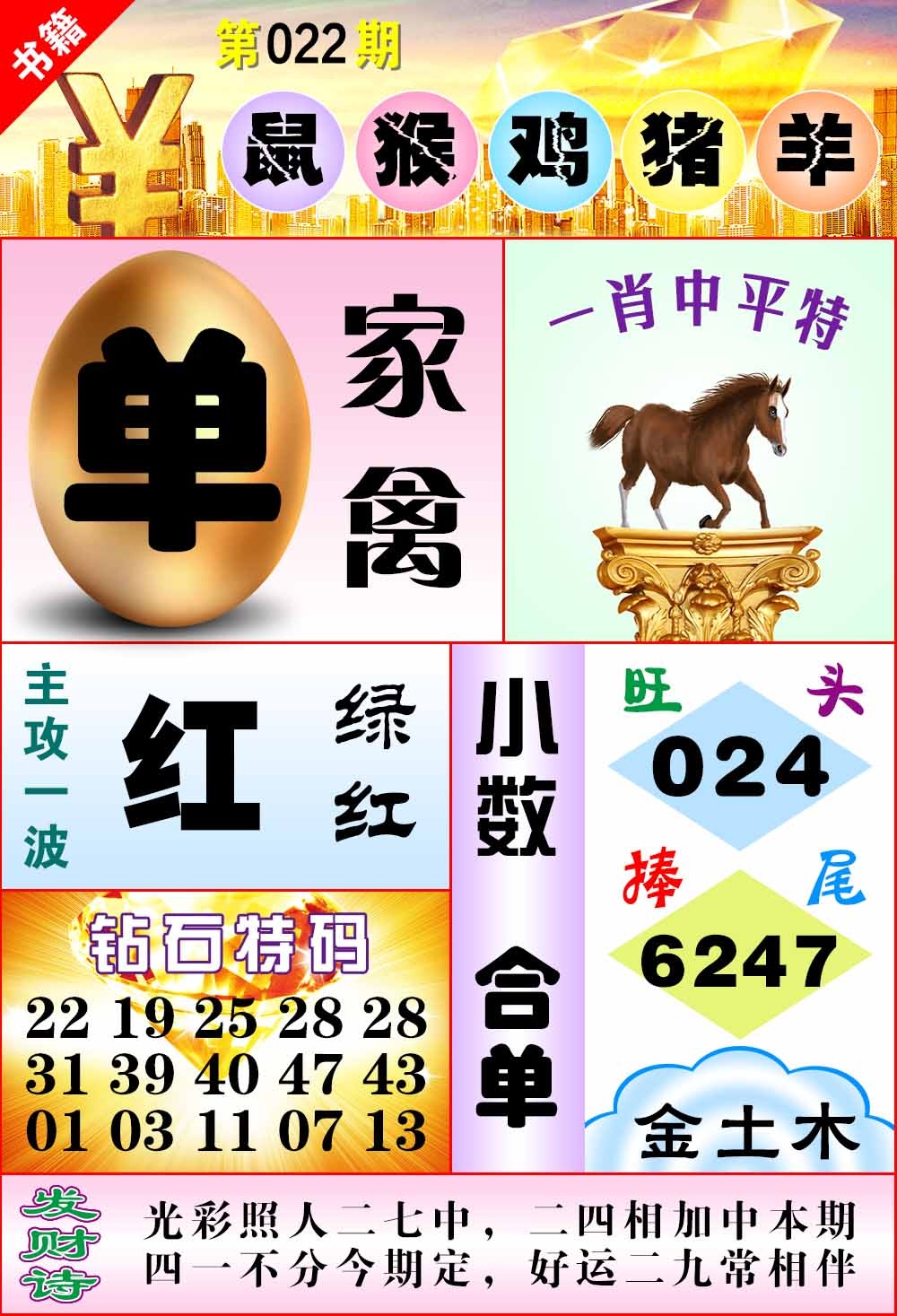 022期澳门金钱豹[图]