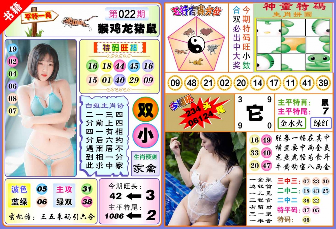022期澳门五行白姐[图]