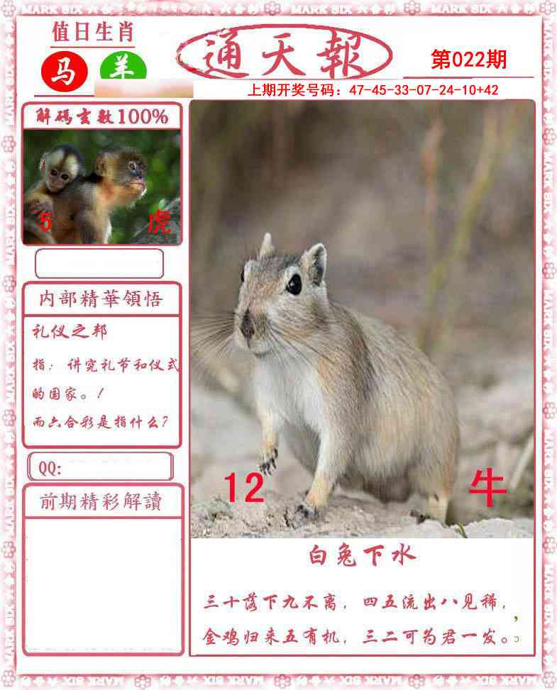 022期正版通天报[图]