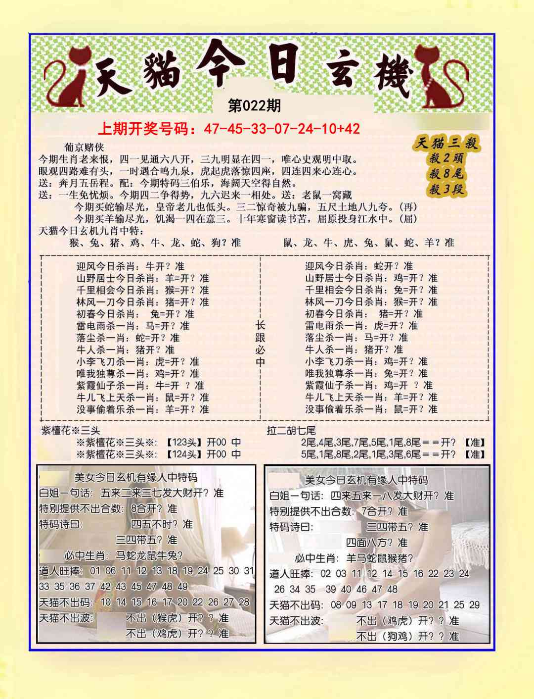 022期今日玄机图B[图]