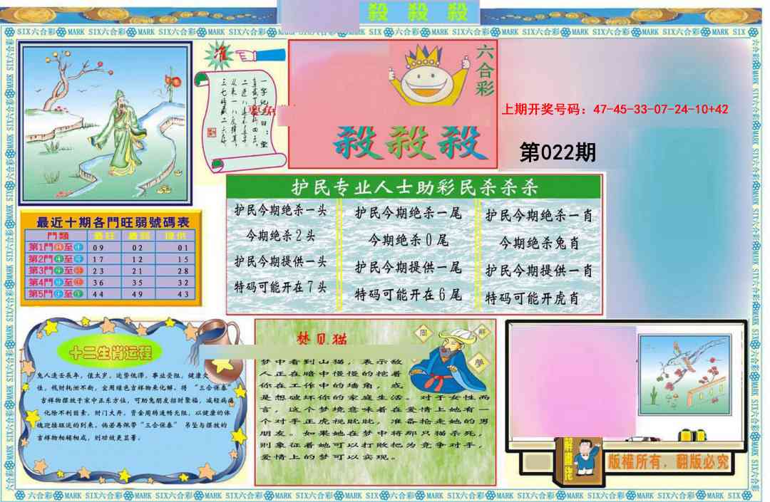 022期九龍杀杀杀A(推荐)[图]