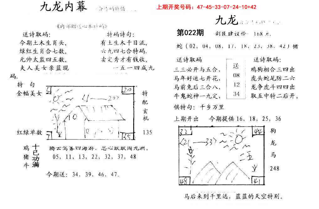 022期九龙内幕[图]
