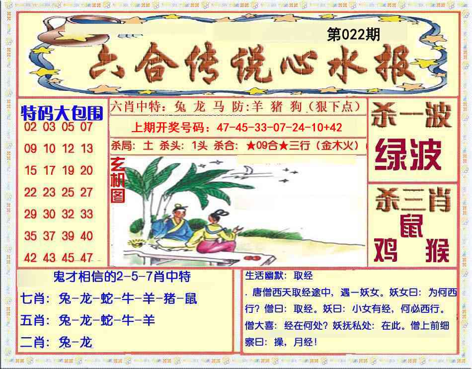022期六合传说(心水版)[图]