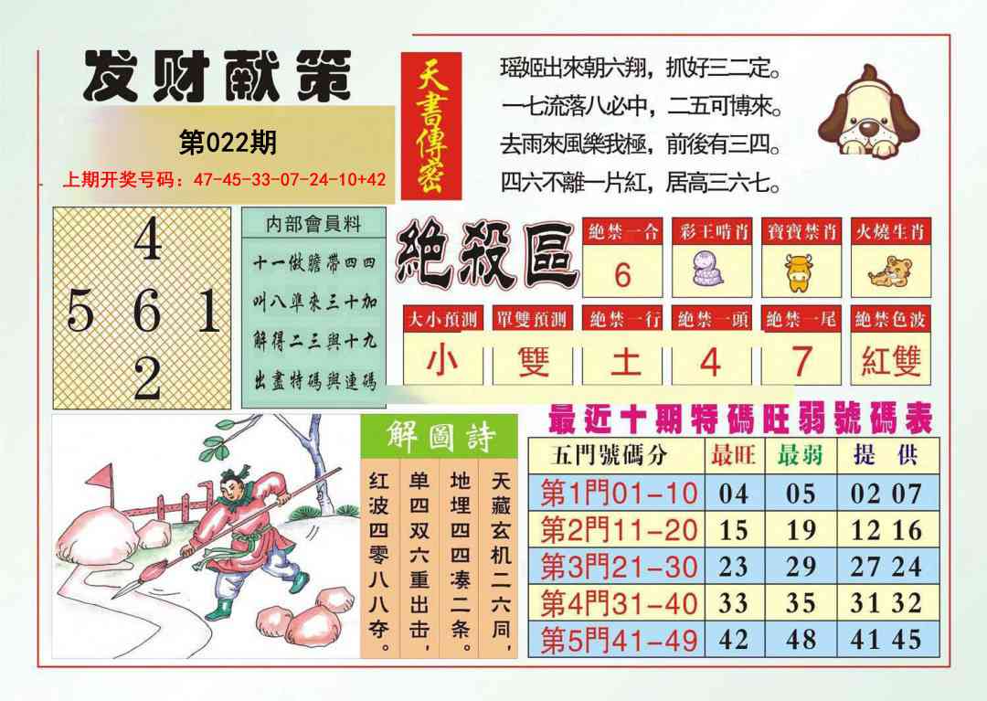 022期发财献策[图]